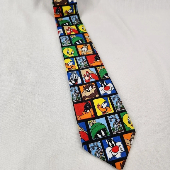 Warner Bros. Other - Looney Tunes Vintage 1997 Stamp Collection Tie